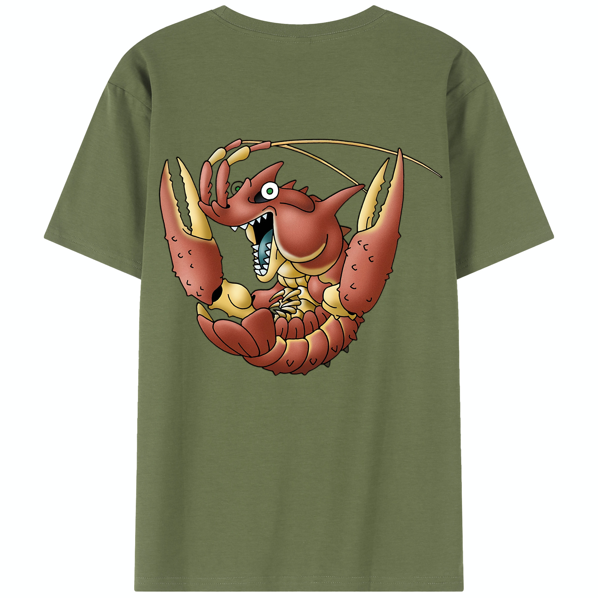 （画像用） ドラゴンクエスト Doragon Kuesuto Dragon Quest 綿100％半袖Tシャツ（背面プリント）